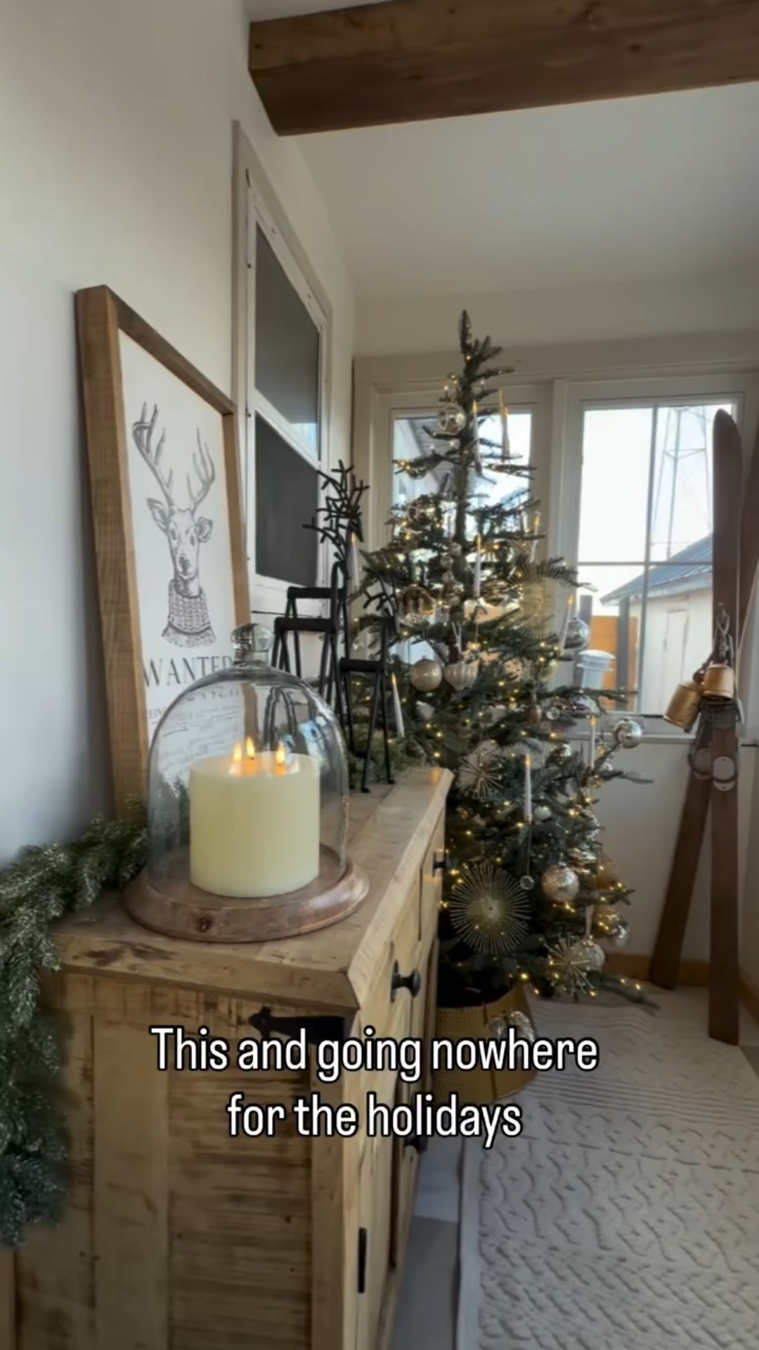 Travel or stay home for the holidays? I prefer to stay right here ❤️🏡 I love these views so much- I decided to keep it simple this year! 
My curated collection with @antiquefarmhouse is officially live! 
.
.
#holiday #home #holidays #christmasdecor #christmasdecorations #holidayideas

#LTKHoliday #LTKGiftGuide #LTKSeasonal