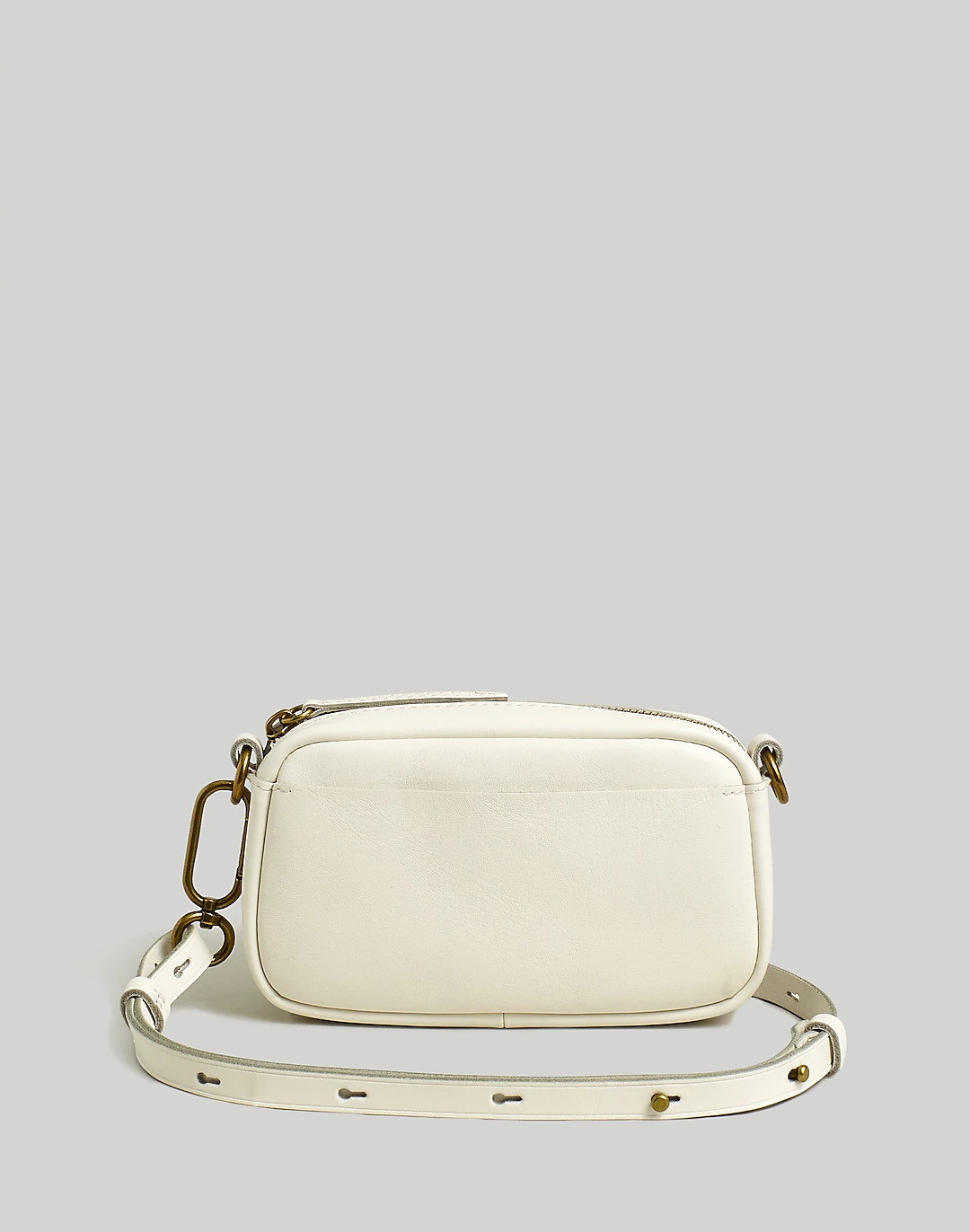 The Leather Carabiner Mini Crossbody Bag | Madewell
