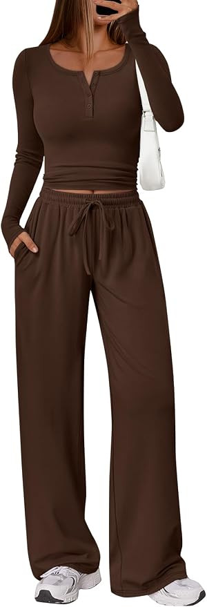 Trendy Queen Womens 2 Piece Matching Lounge Sets 2026 Fall Fashion Outfits | Amazon (US)
