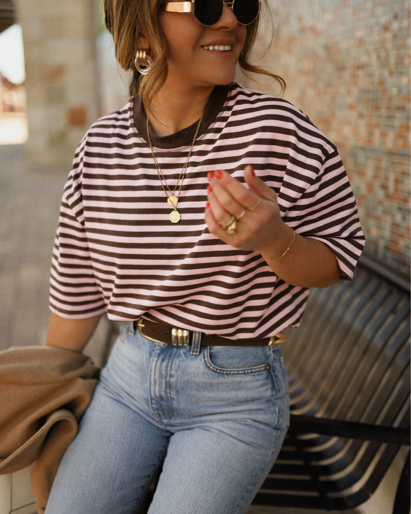 Favorite tee from Amazon! The quality is truly great, the print looks so chic and it comes in the most beautiful colors! 
Love this one in particular! 
Top size small. Order your regular size
Jeans size 25

#LTKPetite #LTKootd #LTKSeasonal