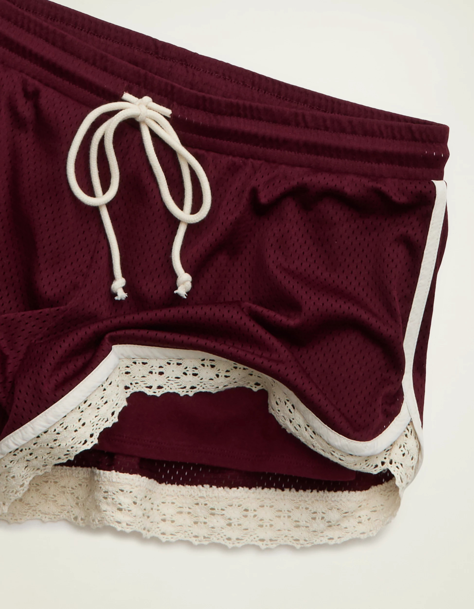 AE Lace Trim Mesh Short | American Eagle Outfitters (US & CA)