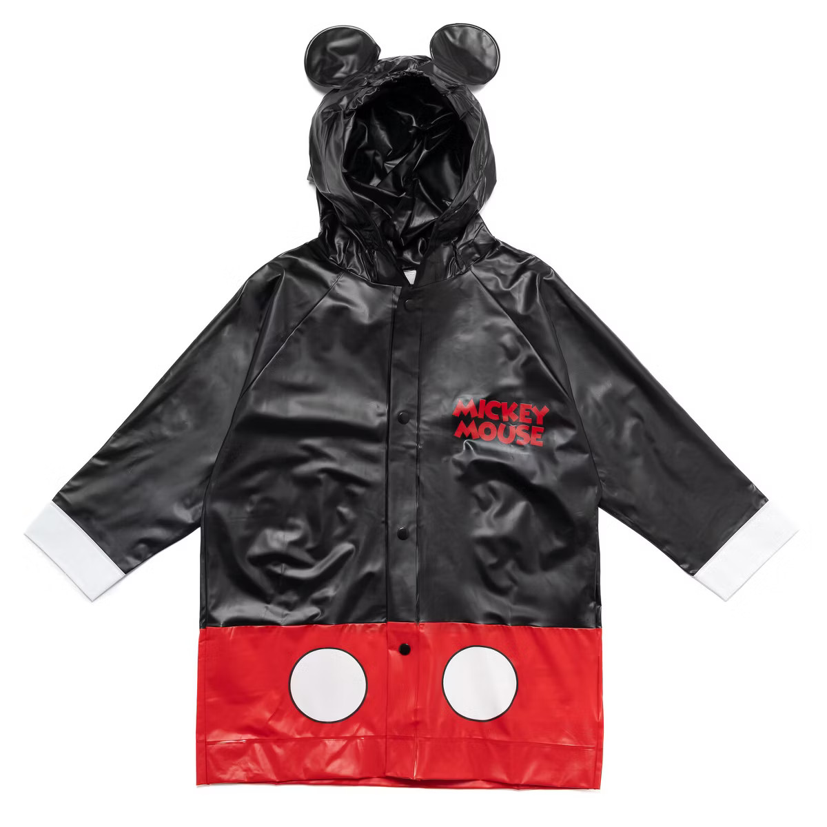 Disney Mickey Mouse Waterproof Hooded Rain Jacket Coat Little Kid | Target