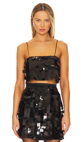 Ivy Crop Top in Black | Revolve Clothing (Global)