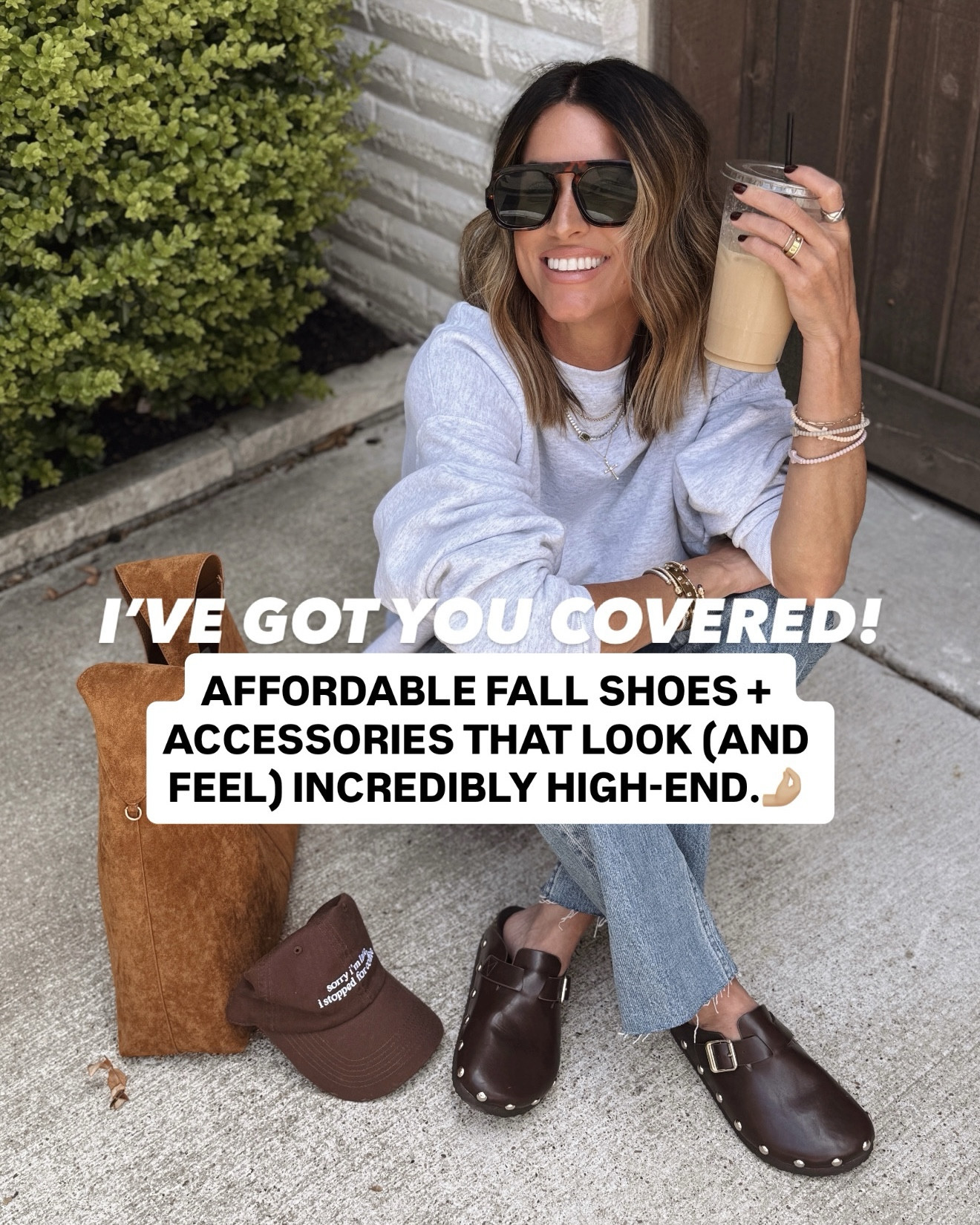 Affordable fall accessories that look SO luxe!! 🤩👏🏼 
Ps- my pink sweater runs large, I’m in a small but definitely could have worn an xs and it still fit very oversized. 

#LTKSeasonal #LTKFindsUnder50 #LTKStyleTip