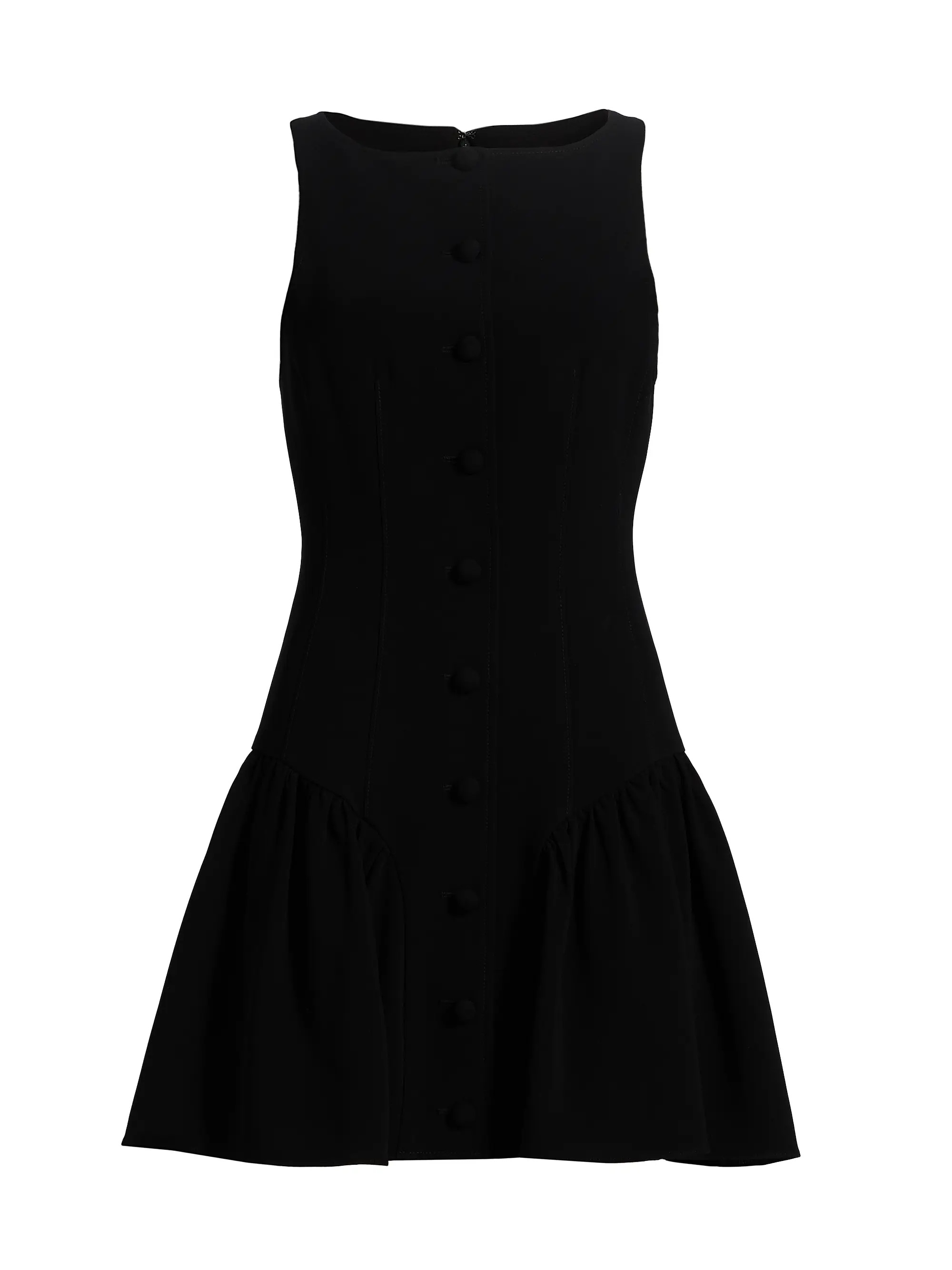 Royce Button-Detail Fit & Flare Minidress | Saks Fifth Avenue