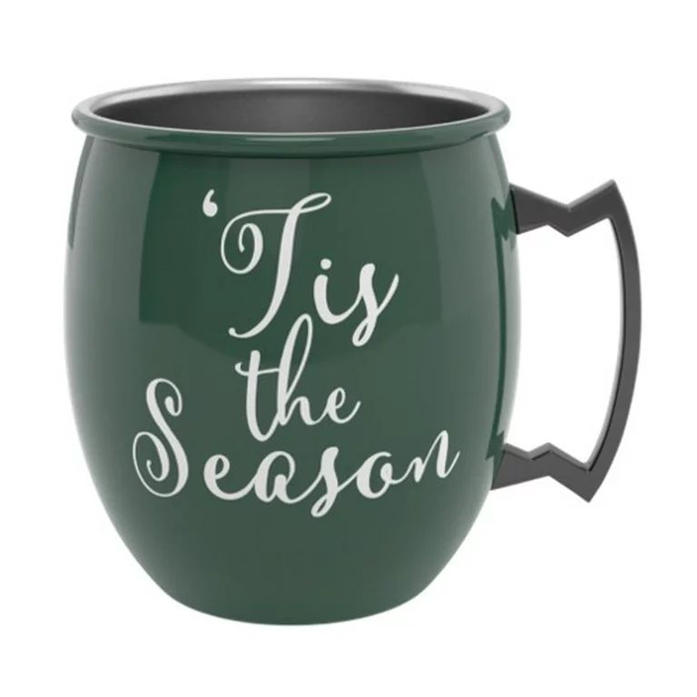 Holiday Time 20-Ounce Moscow Mule Mug, Green 'Tis the Season | Walmart (US)