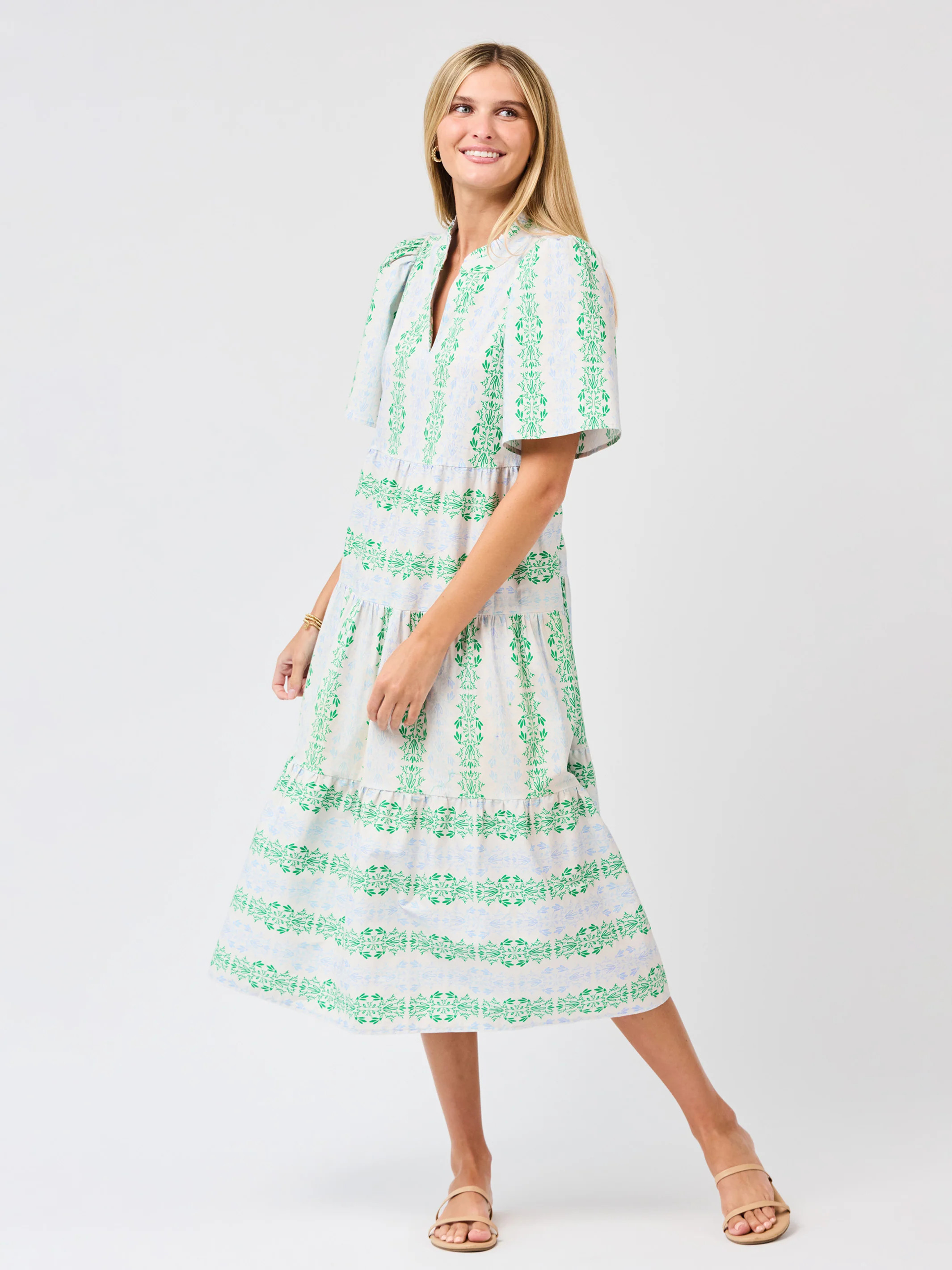 Ivy Dress | Heirloom Vine Green | Mary Square