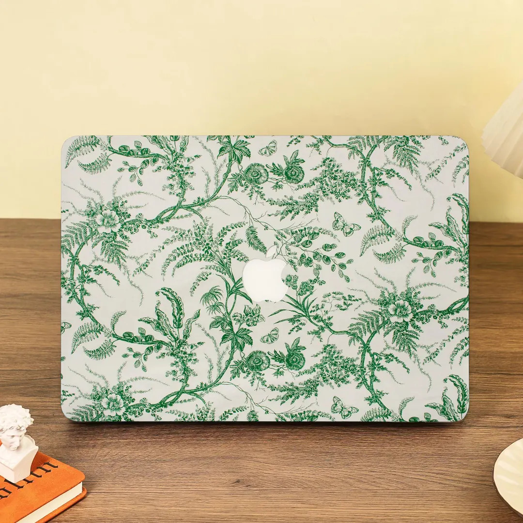 Retro Green Vine Hard MacBook Case Laptop Cover for 2025 New MacBook M4 Air 15/13/11 A3241 MacBoo... | Etsy (US)