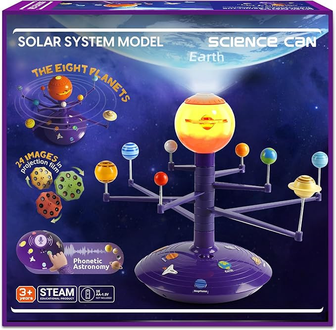 Science Can Solar System for Kids, Talking Astronomy Solar System Model Kit, Planetarium Projecto... | Amazon (US)