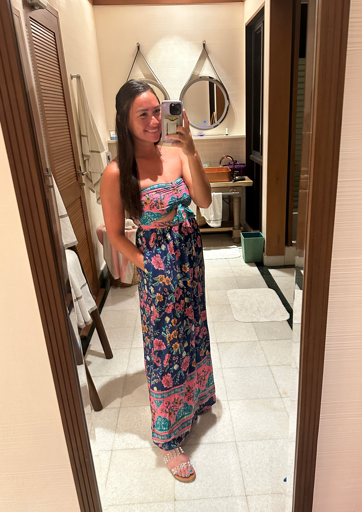 Cute jumpsuit on sale for a resort vacation!

#LTKfindsunder50 #LTKtravel #LTKsalealert