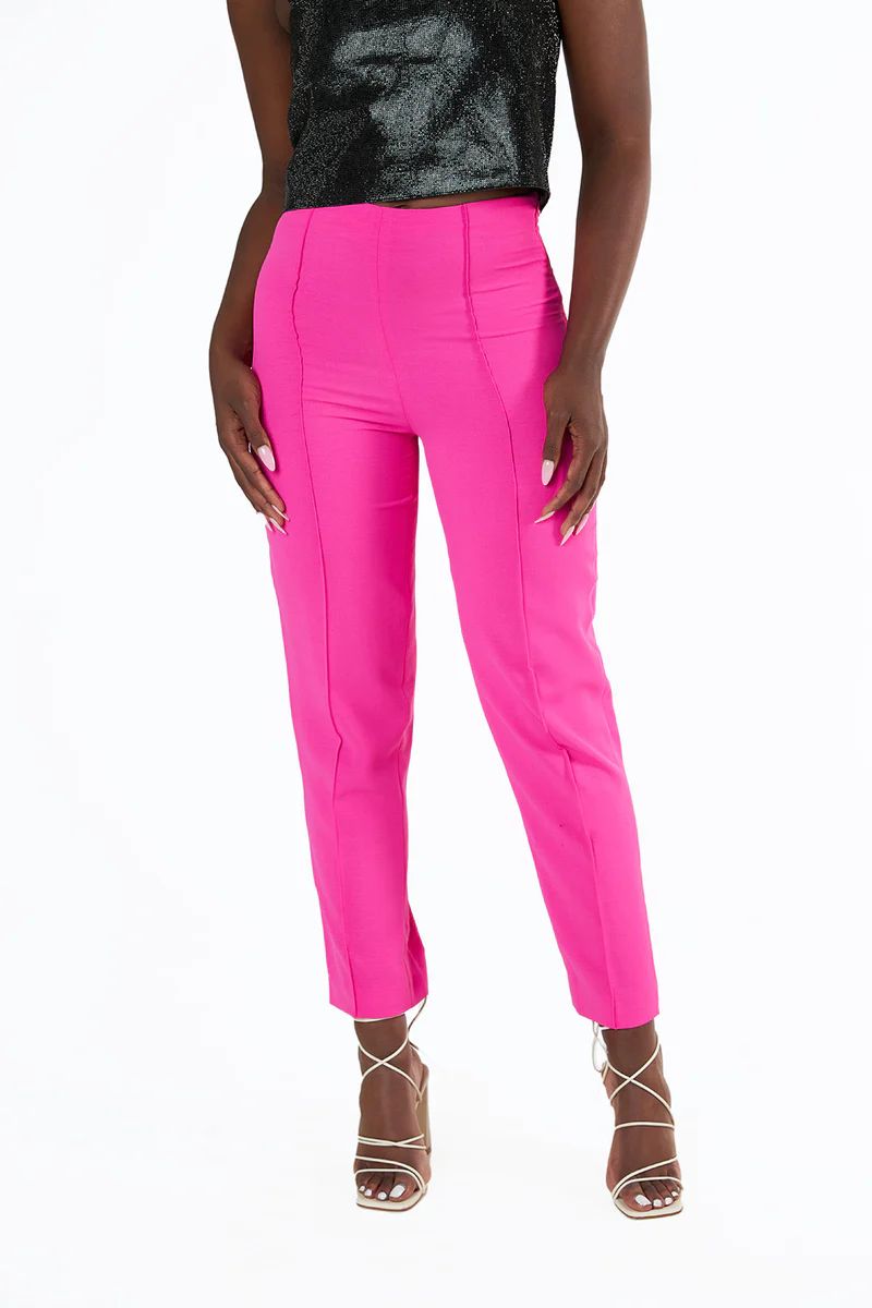 Waldorf High-Waisted Pants - Azalea | BuddyLove