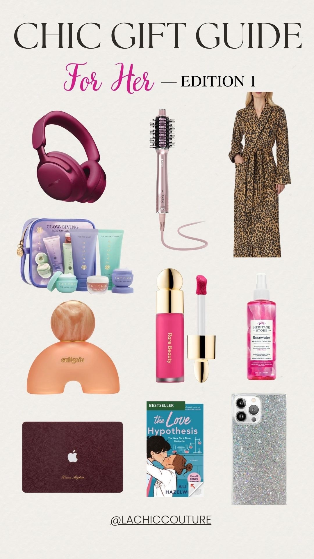 Chic Gift Guide for Her - Edition 1 #ChicGiftGuide #GiftGuideForHer
#HolidayGiftldeas #AestheticGifts #lachiccouture #LTKGiftGuide

#LTKGiftGuide #LTKFindsUnder100 #LTKSeasonal