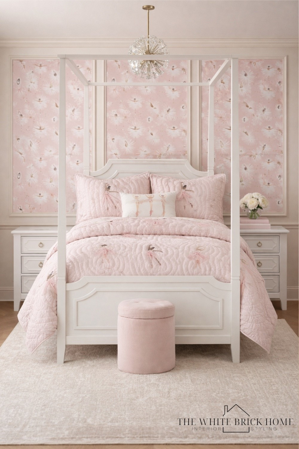 A dreamy ballet bedroom that feels straight out of a storybook - soft, feminine, and effortlessly styled to perfection. 

Girls room, girls room decor, girls room design, girls room bed, girls room rug, girls room nightstand, girls room design, girls room lighting, girls room bedding, girls room design ideas, pink girls room, ballet themed bedroom, ballet bedroom, pink ballet bedroom, pink room design, toddler girl bedroom, pottery barn kids, wallpaper, girls room wallpaper, pottery barn kids girls room, spoonflower wallpaper 

#LTKHome #LTKKids #LTKmomlife