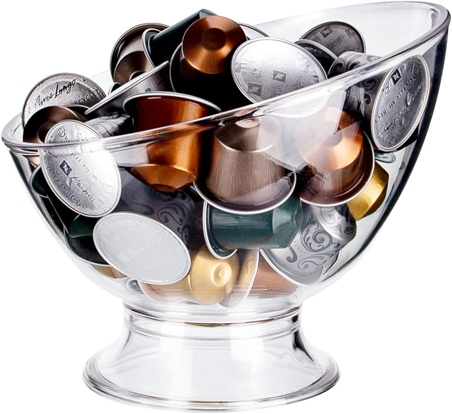 MOLFUJ Coffee Pod Holder, Clear K Cup Holder Plastic, Espresso Pod Holders for Counter Small, Pod... | Amazon (US)