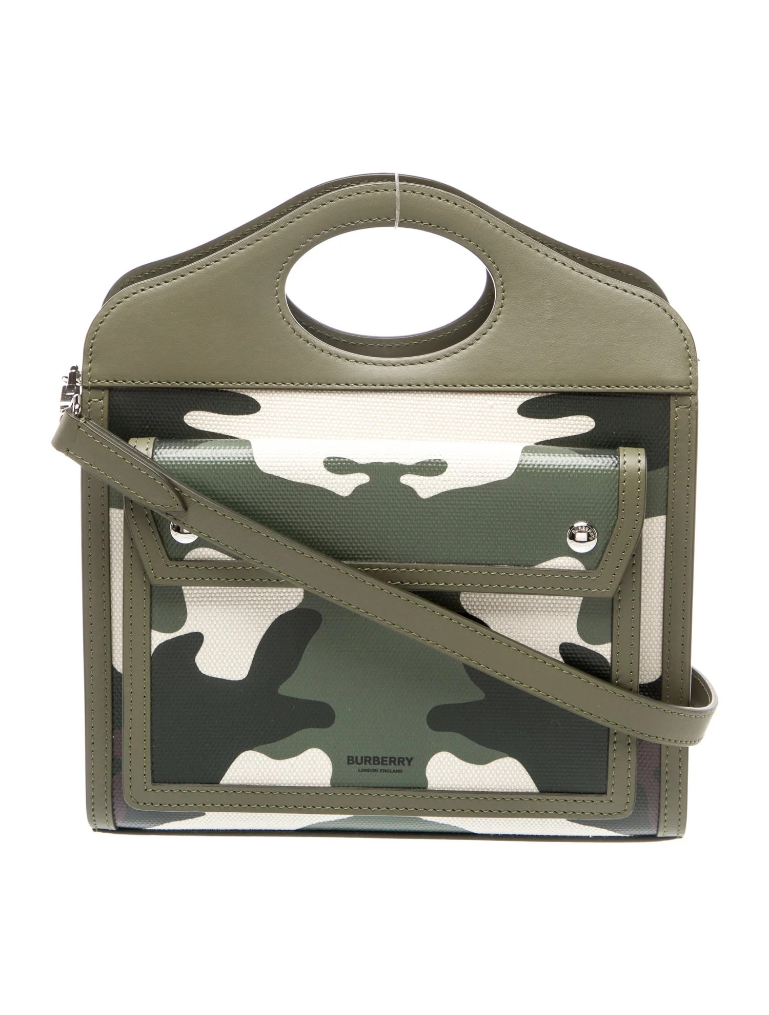 Burberry Canvas Pocket w/ Tags - Green Handle Bags, Handbags - BUR556385 | The RealReal | The RealReal