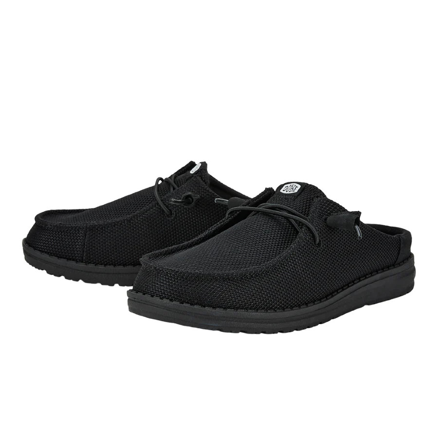 Wendy Slip Mono - Black/Black | HEYDUDE