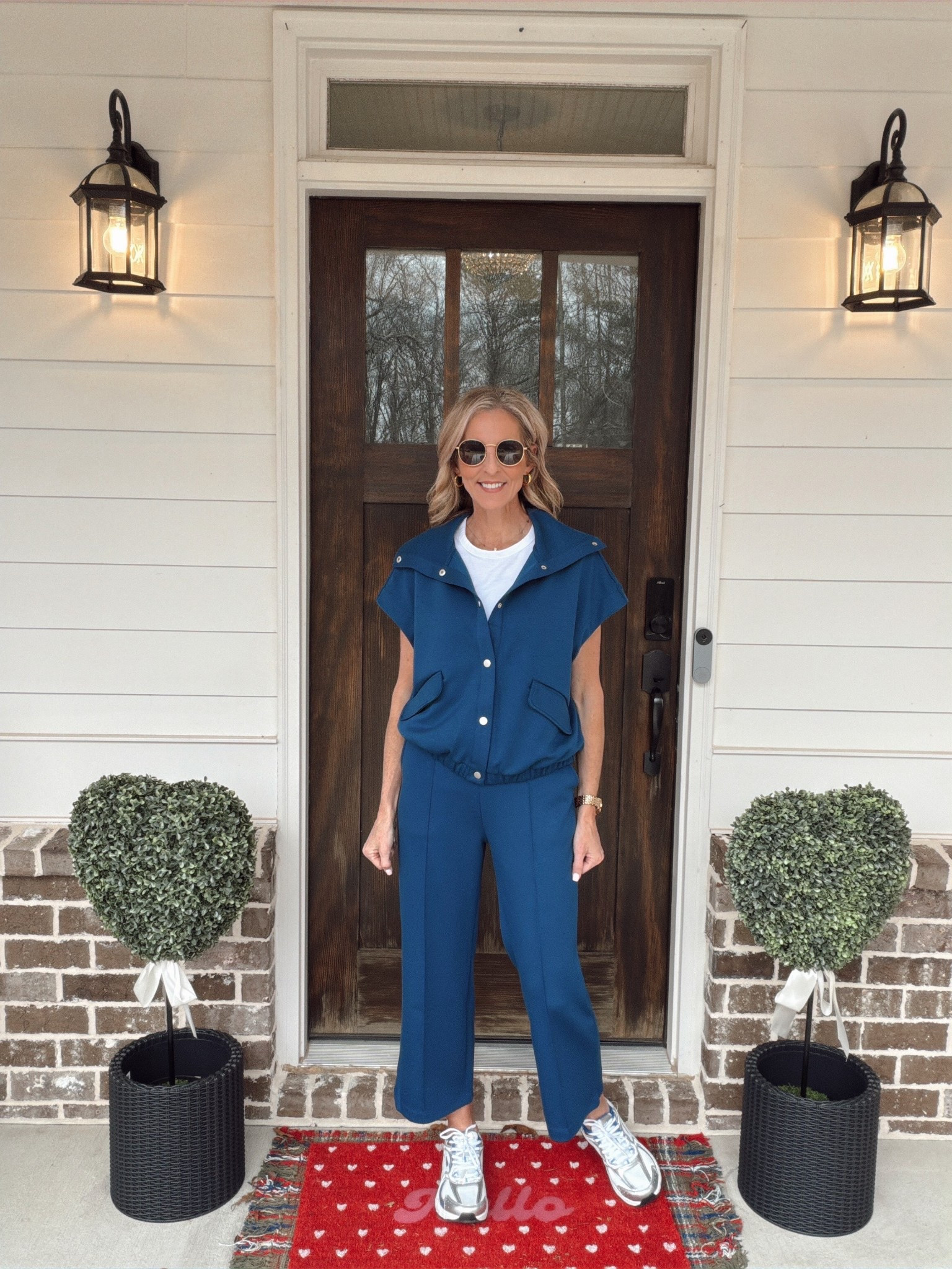 Transitional weather is here and this Scoop scuba knit snap vest is made for those in-between days. 🤍 It has that structured scuba feel (so it looks elevated), plus easy front snap closures that make layering effortless over a tee, tank, or long sleeve. And can we talk about this brand new Baltic Sea color?! So good.

Vest is $22, pants are $20, sneakers are $15, and the white tee is $8… a full Walmart outfit that looks WAY more expensive than it is. 

#LTKootd #LTKgrwm #LTKmomlife