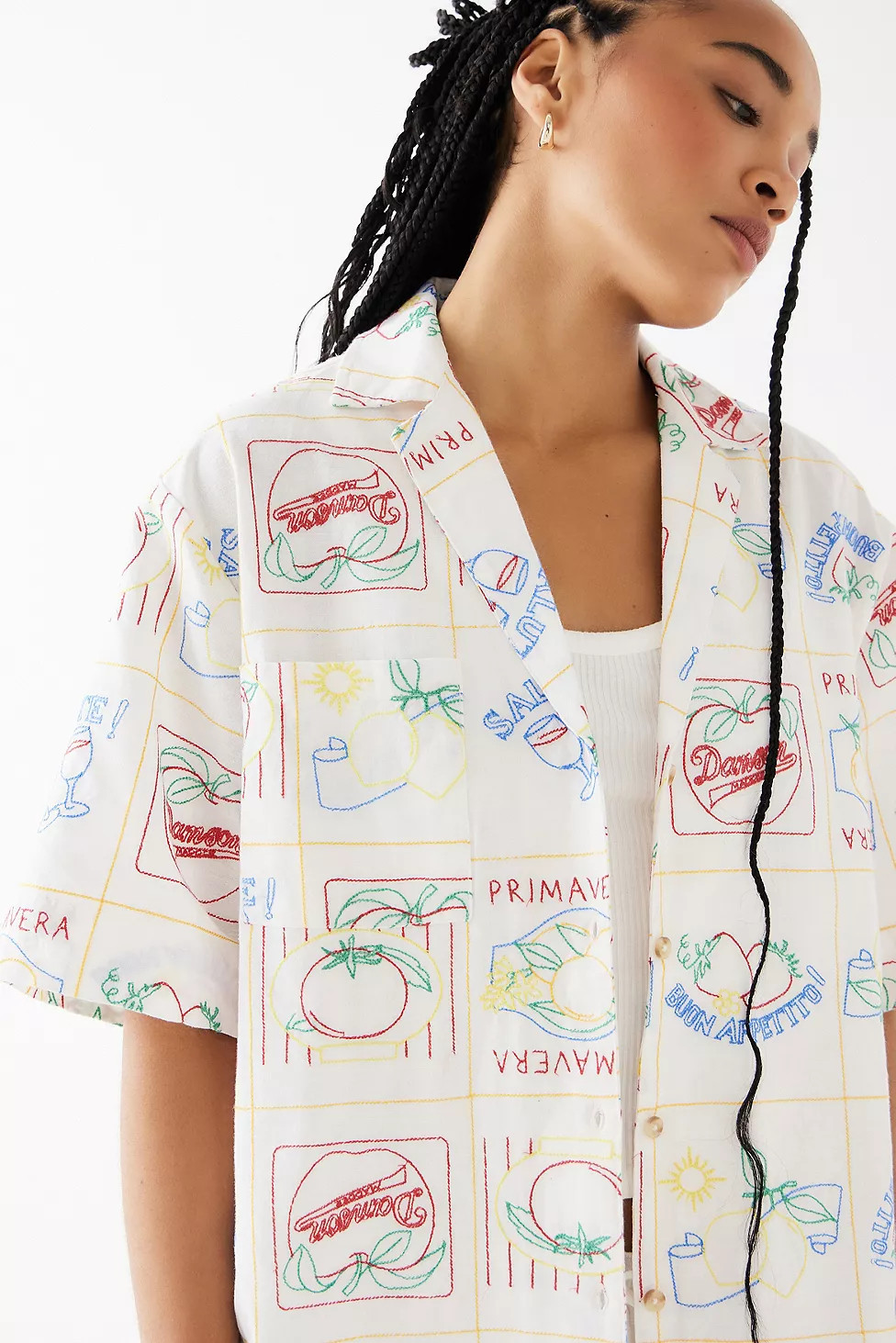 Damson Madder – Hemd „Bon Appetito“ | Urban Outfitters (EU)