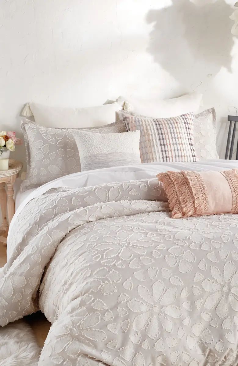 Clipped Floral Comforter & Sham Set | Nordstrom