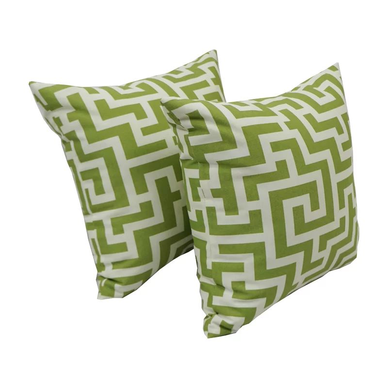 Tuggle Indoor/Outdoor Square Throw Pillow & Insert (Set of 2) | Wayfair North America