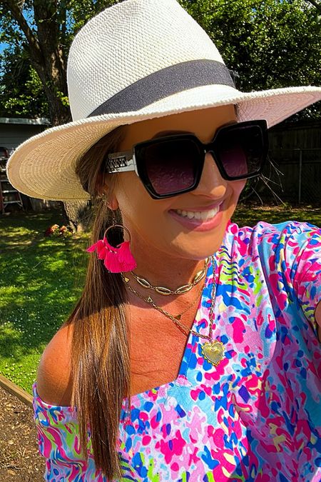 Polarized sunnies with purple lenses back in stock - use code SJLINZ30A to save 10% at checkout on Amazon. Code works for any SOJOS Glasses on Amazon.

Save 25% on my top with code LINZ25. 

Amazon finds, amazon must haves, amazon favorites, Amazon fashion finds, Lilly Pulitzer lookalike, summer looks, summer outfits, prime day 

#LTKunder50 #LTKstyletip #LTKSeasonal