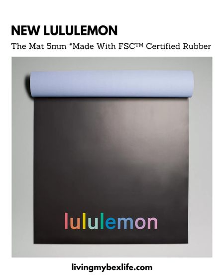 lululemon The Mat 5mm with colorful rainbow logo letters 

Yoga mat, Pilates, core power, workout mat, at home workout, pride month 

#LTKU #LTKActive #LTKFitness