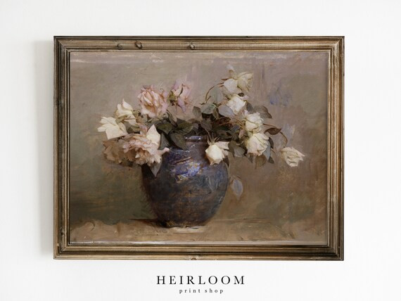 Flower Painting  Floral Painting  Downloadable Art  | Etsy | Etsy (US)