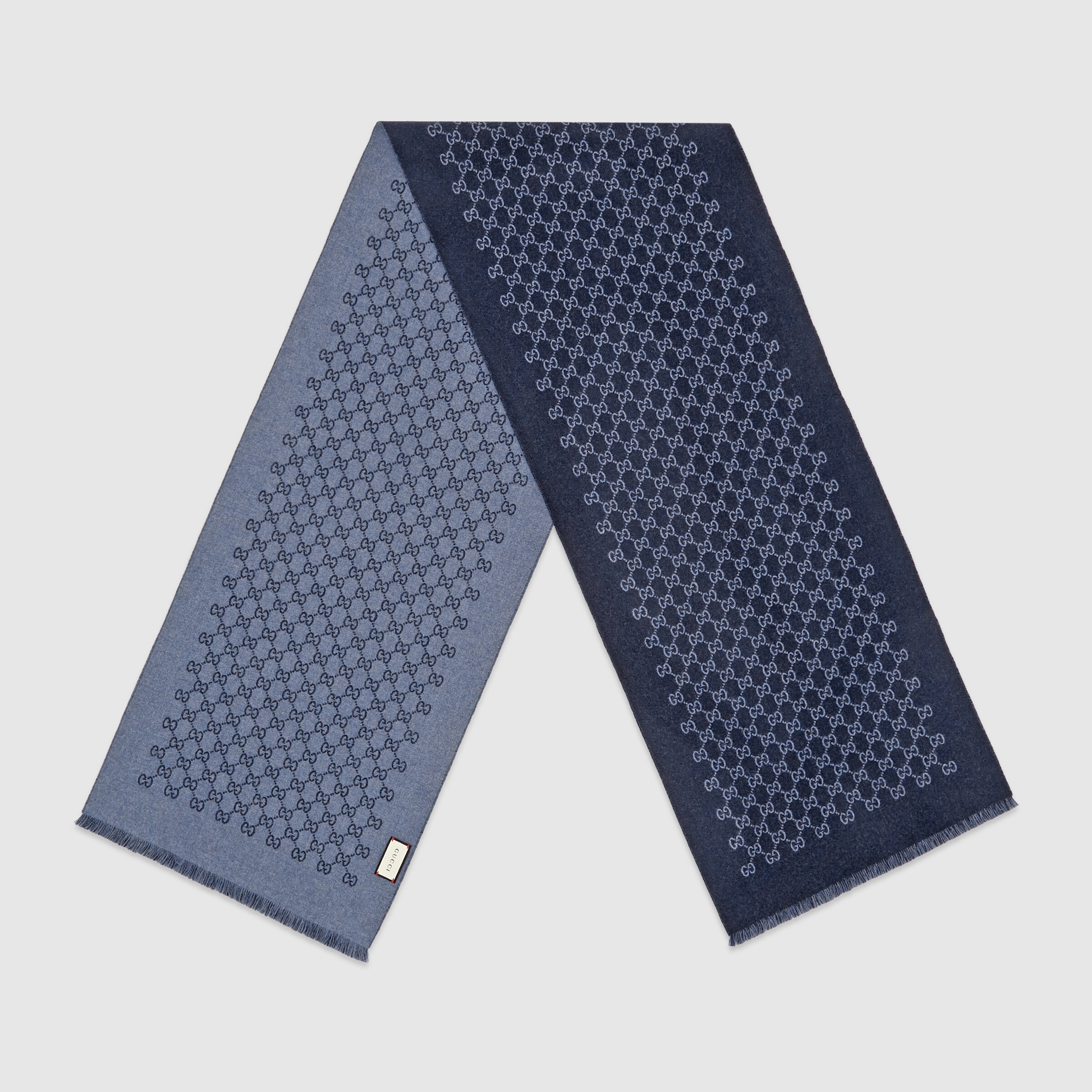 GG jacquard wool scarf | Gucci (US)