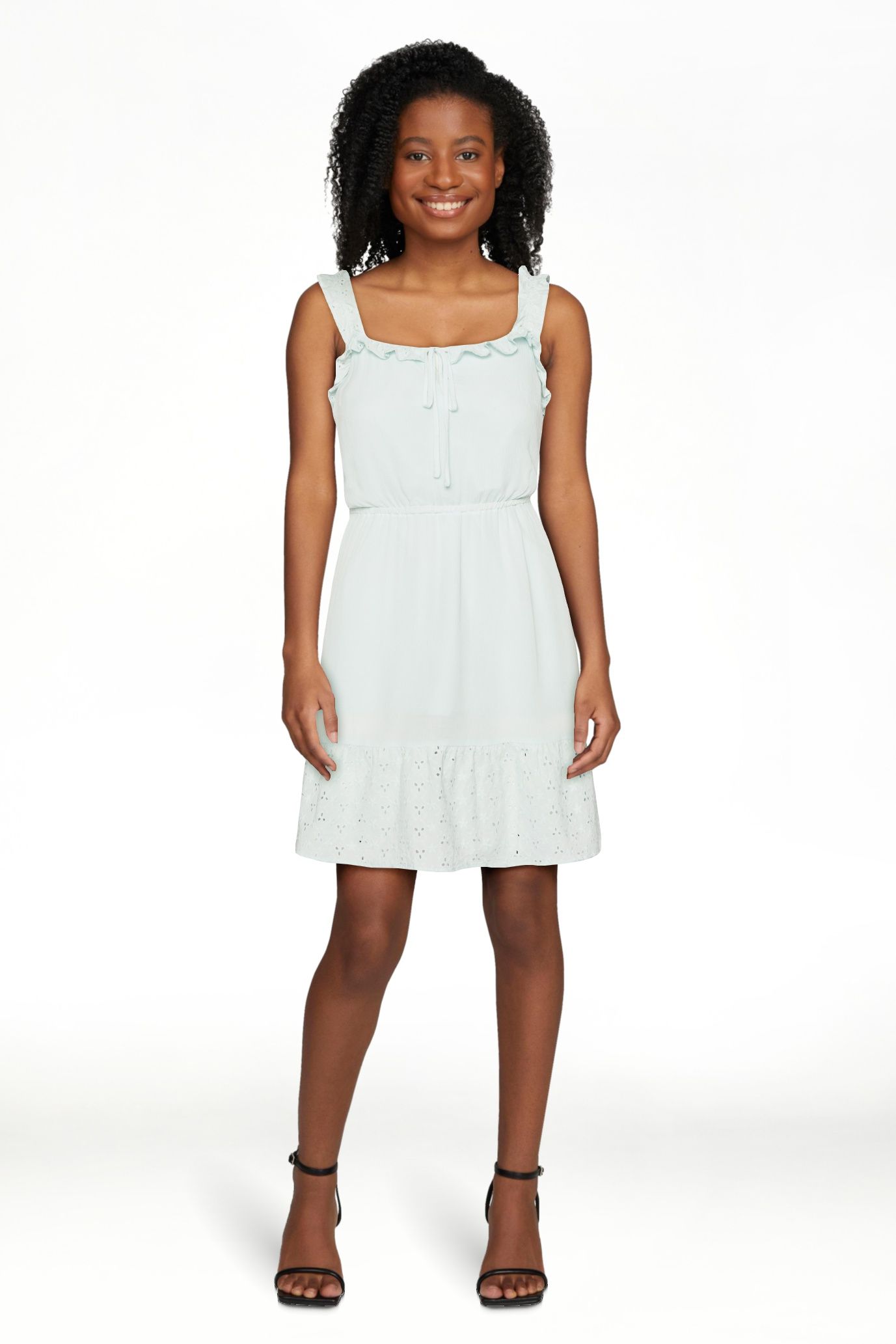 Luv Betsey by Betsey Johnson Women's Smocked Mini Dress | Walmart (US)