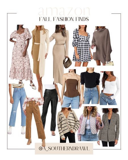 Amazon fall fashion finds - amazon finds - amazon fashion - fall outfit inspo - styling tips - trendy outfits - casual fall outfits - fall dresses - tops for fall

#LTKSeasonal #LTKfindsunder100 #LTKstyletip
