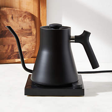 Fellow Corvo EKG Matte Black Electric Tea Kettle + Reviews | Crate & Barrel | Crate & Barrel
