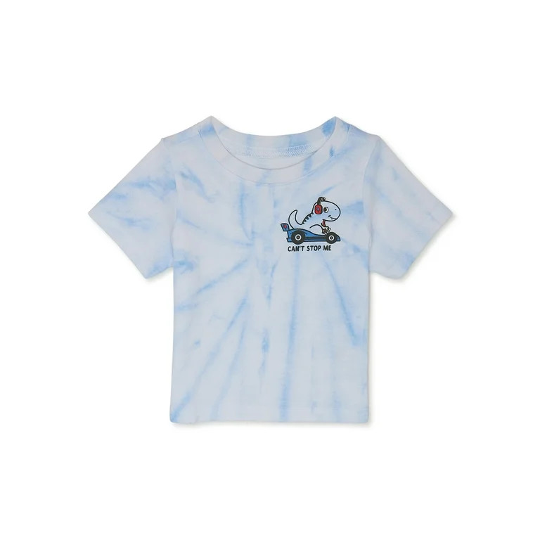 Garanimals Baby Boys Short Sleeve Graphic Tee, Sizes 0-24 Months | Walmart (US)