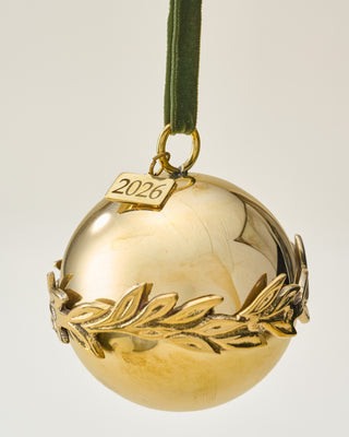 Solid Brass Floral Memory Ornament | Magnolia
