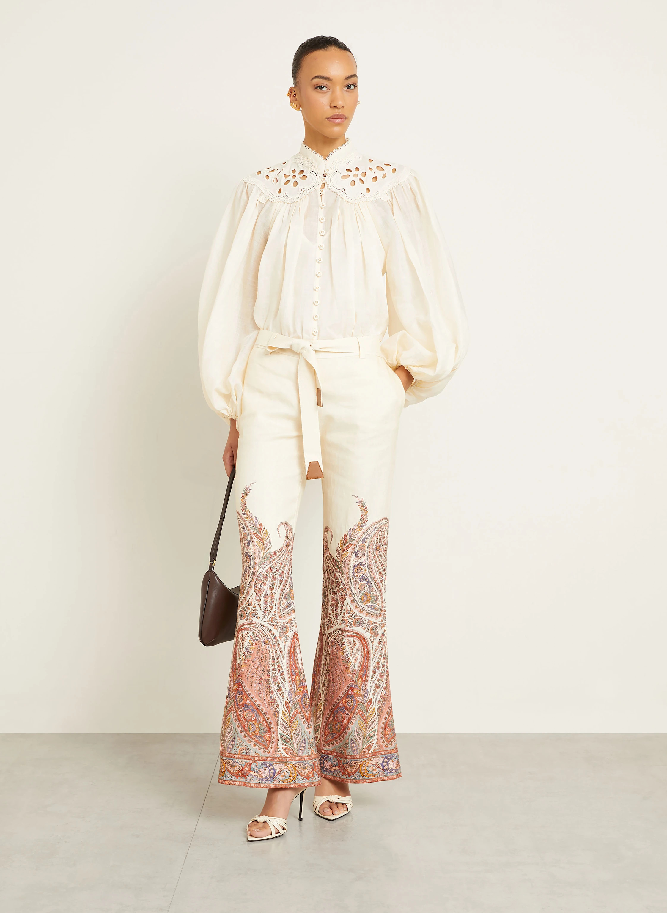 ZIMMERMANN Bluse COCO mit Lochspitze in creme | Breuninger (DACH)