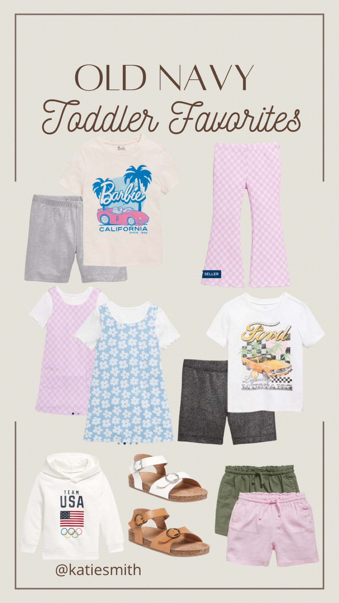 Old Navy toddler favorites! Lots of sales right now 🤩

Toddler girls | old navy kids clothes | toddler sparkly shorts | toddler checkered dress | toddler graphic tees | toddler graphic checkered pants | check pants | toddler clothes | Zara dupe | Barbie tshirt 

#LTKKids #LTKSaleAlert #LTKSummerSales