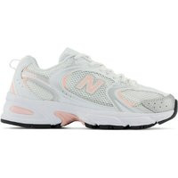 New Balance Unisex 530 in White/blanc/Pink/Rose Synthetic, size 11.5 | New Balance (UK)