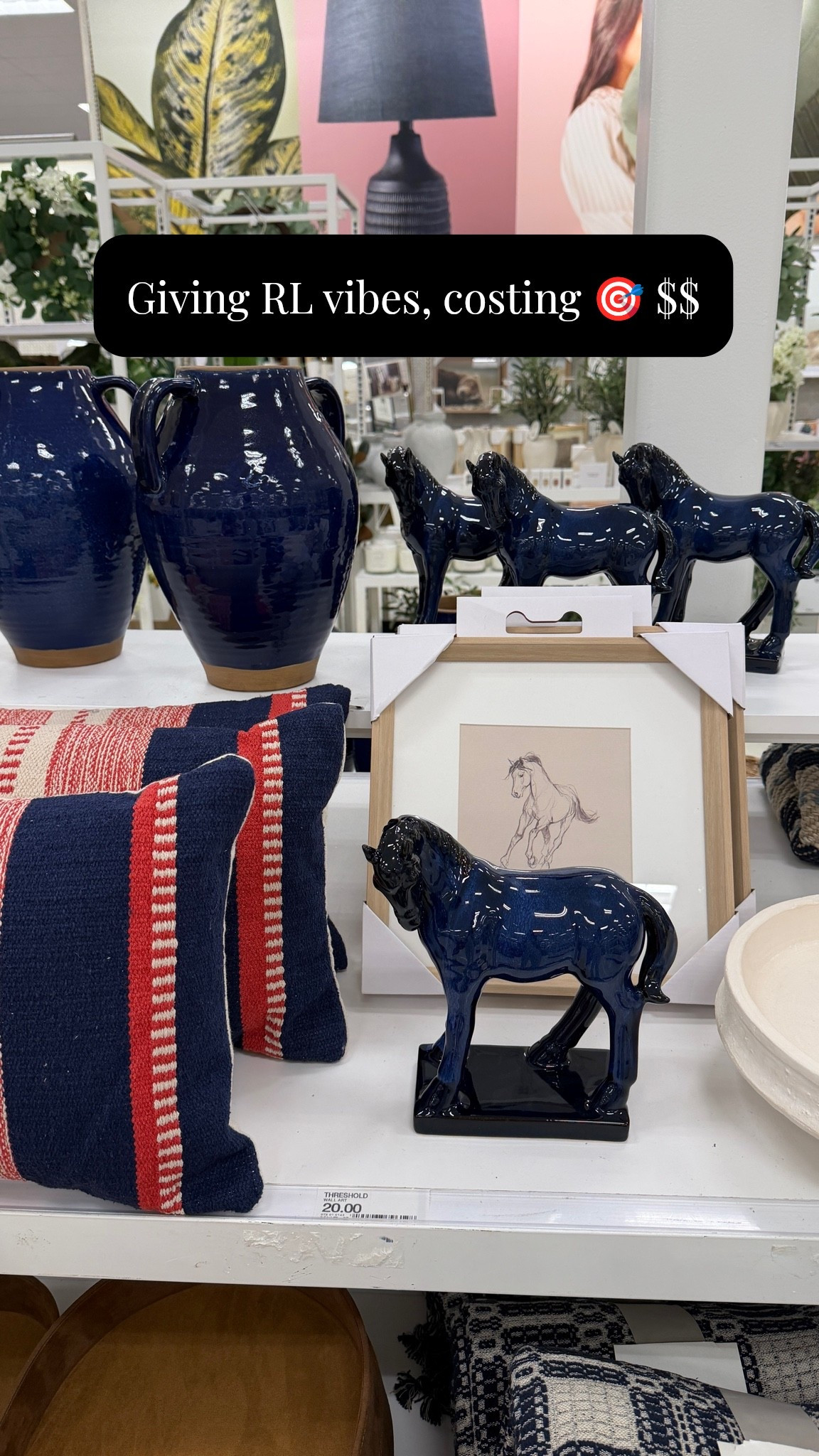 Americana, classic, RL decor vibes but make it Target.