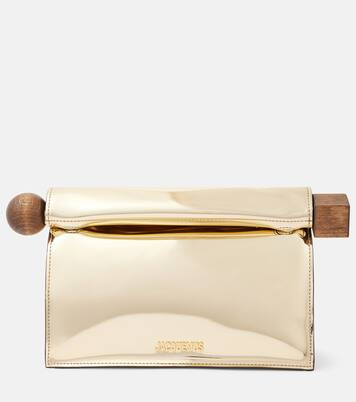 Rond Carré faux leather clutch | Mytheresa (US/CA)