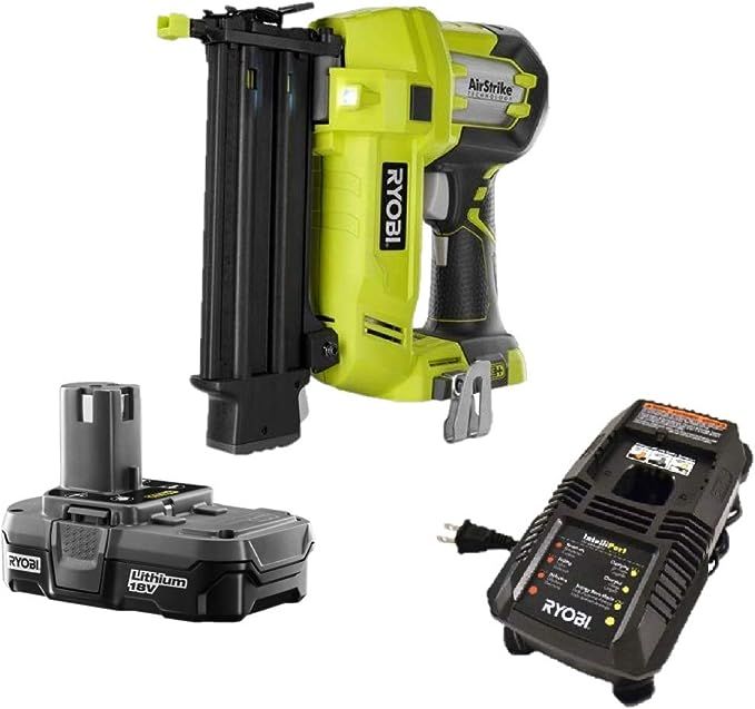 Ryobi One+ 18v Cordless Brad Nailer P320 +Battery & Charger, (Bulk Packaged) | Amazon (US)