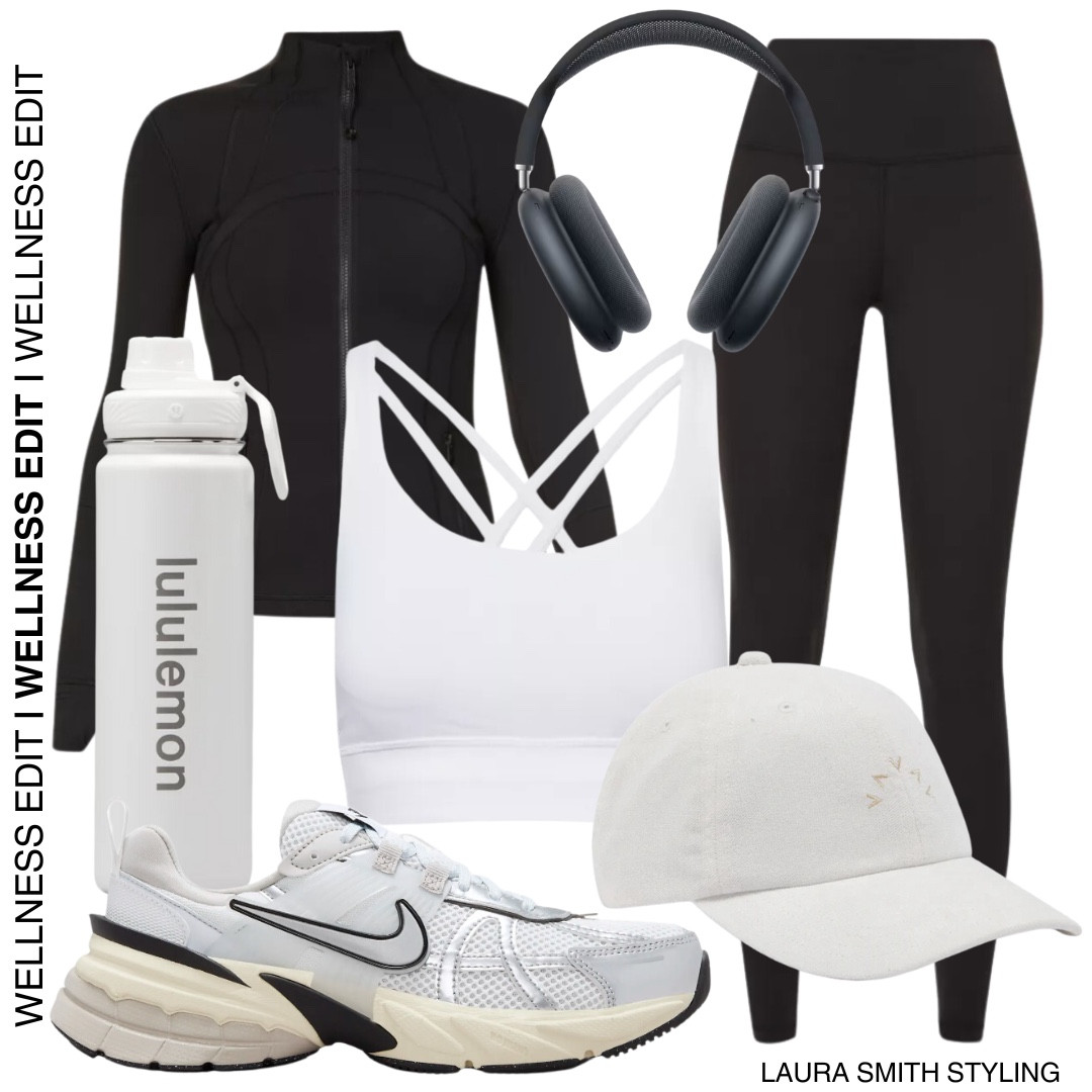 January Wellness & Fitness Edit | running jacket, sports bra, running leggings, running trainers, water bottle, headphones, cap. Pilates, yoga, weights, running, gym outfits  

#LTKfitness #LTKstyletip #LTKuk