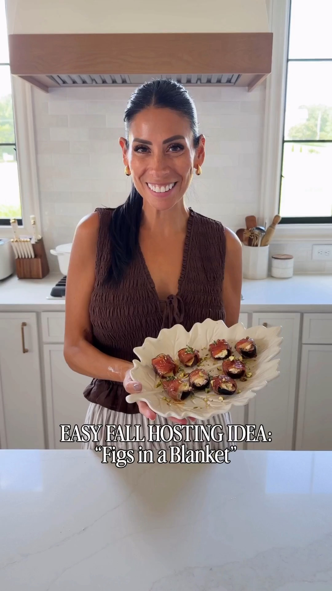 Figs in a blanket! They have to be added to your appetizer menu this Fall 🤎🍂

Ingredients:
• 4 figs, cut in half 
• 1 cup of Lifeway Farmer Cheese
• 4 prosciutto slices, cut in half lengthwise 
• 1 tsp of fresh thyme 
• drizzle of  honey 
• dash of garlic powder 
• 1/4 cup pistachios, shelled and roughly chopped

Instructions:
With a small melon baller, make a little hole on each fig half. In a bowl, mix Lifeway Farmer cheese with garlic, thyme and a drizzle of honey (depending on how sweet you want it). Wrap each fig in the prosciutto slice and bake in the oven until prosciutto crisps, about 15-18 minutes. Place on a plate or platter, sprinkle pistachios and drizzle more honey on top.





Recipe, fall, food, foodie, cooking, hosting, appetizer, seasonal, festive,  Carla.Bushey

#LTKSeasonal #LTKfoodie