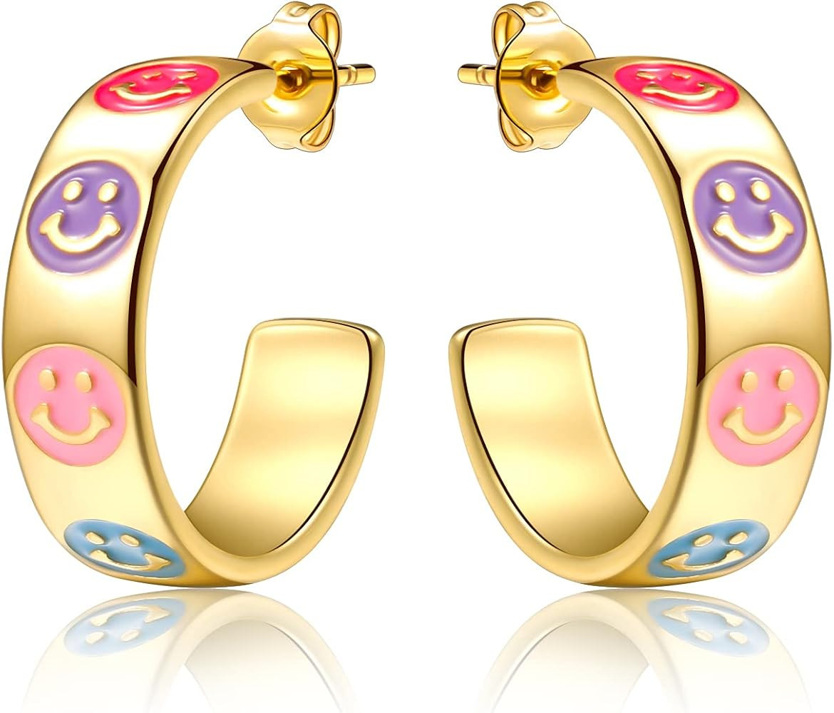 Smiley Face Earrings  | Amazon (US)