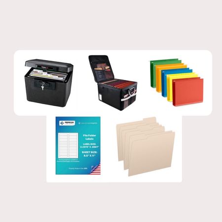 everything you need to house your family’s most important documents safely and keep things organized. a fireproof file box is a must! 

family keepsakes | home organization must haves | fireproof storage | document storage | family storage | important things 



#LTKhome #LTKsalealert #LTKfamily