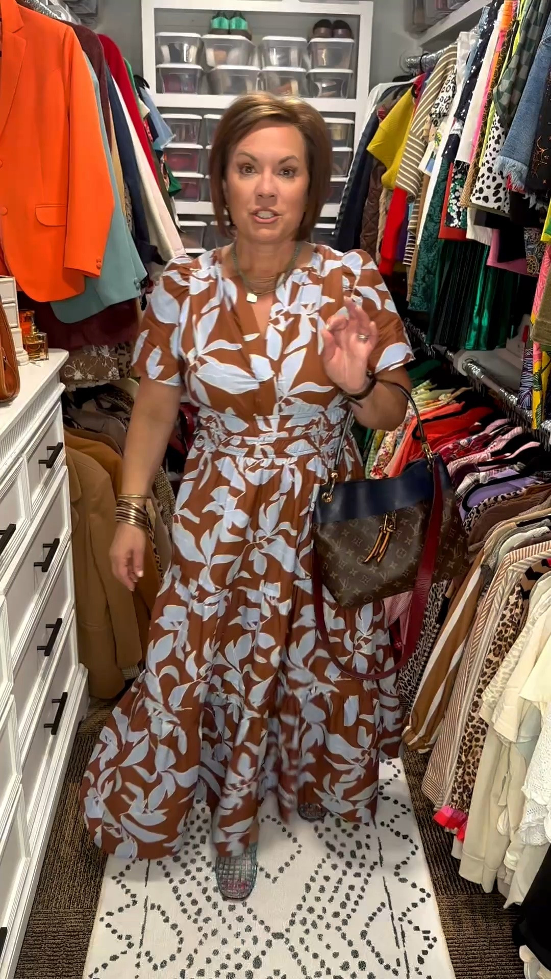 Promo Code JN2XIF5X 

Amazon dresses have been SO good lately, but this one instantly stood out the second I tried it on 🤎💙

If you love outfits that are lightweight, flattering, comfortable, and easy to throw on during the summer heat… this maxi is SUCH a good find. The smocked waist gives shape without feeling tight, the flutter sleeves are so feminine, and the flowy fit means nothing clings. Plus… it has pockets 🙌

This is one of those effortless dresses that works for brunch, church, vacation, summer dinners, baby showers, family photos, or just days when you want to feel put together without overthinking your outfit.

I styled it with simple sandals and accessories, but you could easily dress this one up or down all season long.

amazon fashion, amazon dress, amazon maxi dress, summer maxi dress, flattering summer dress, modest summer dress, flowy maxi dress, dresses for women over 40, dresses for women over 50, flattering dresses for midsize women, lightweight summer outfits, chic summer outfits, comfortable summer dress, smocked waist dress, flutter sleeve dress, vacation outfit ideas, beach vacation outfits, brunch outfit ideas, church dress outfit, casual chic outfit, feminine summer style, classy summer outfits, comfortable but cute outfits, easy summer outfits, throw on and go dress, affordable amazon fashion, amazon fashion finds, summer family photo outfit, modest fashion inspiration, resort wear outfit, vacation dinner dress, casual elegant style, effortless summer style, blue and brown dress, tiered maxi dress, dresses with pockets, stylish mom outfits, mom fashion over 40, hot weather outfits, breathable summer fashion, comfortable vacation outfit, elevated casual outfits, trendy amazon finds, everyday summer dresses, summer capsule wardrobe, flattering amazon finds, easy vacation style, feminine outfit inspiration, wearable summer trends

#LTKootd #LTKmorningroutine #LTKOver40