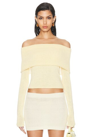 SER.O.YA Besty Top in Yellow | FWRD 