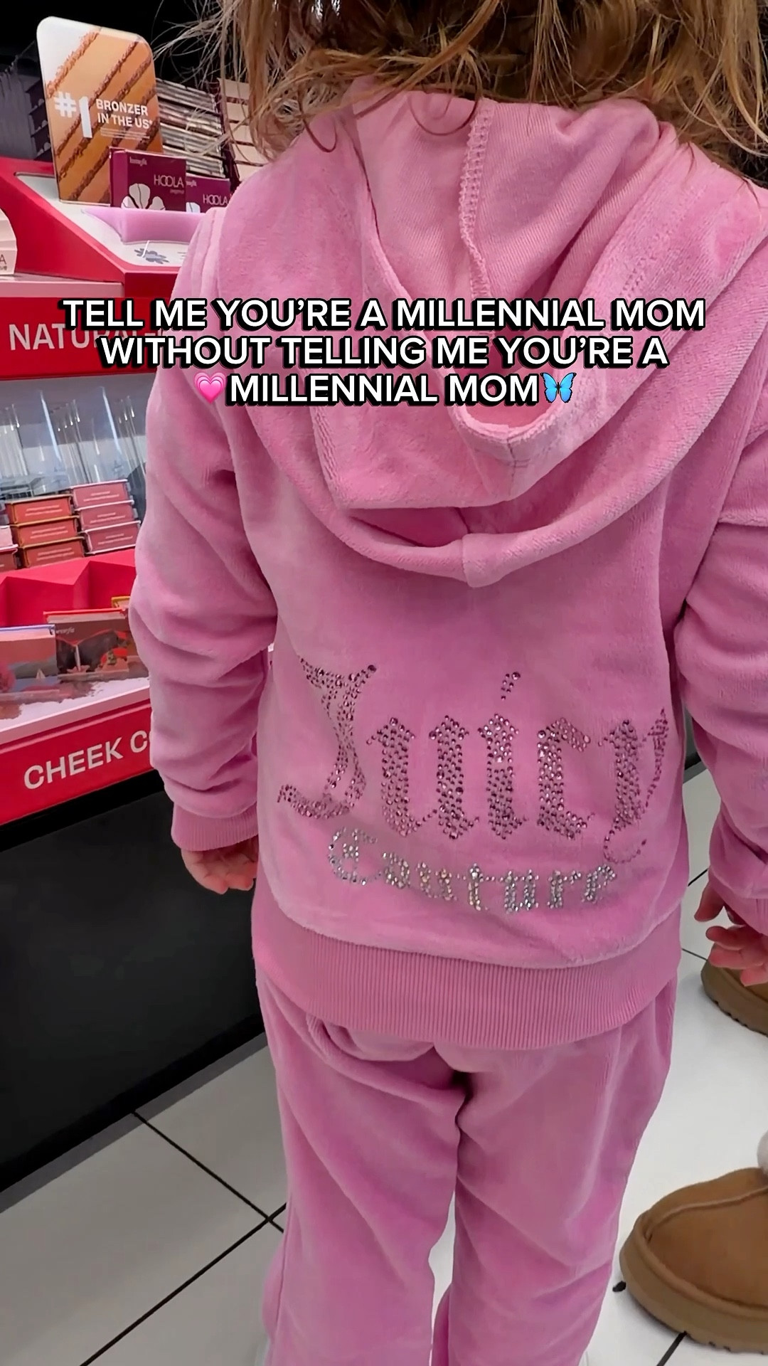 Juicy Couture for toddlers, say less! Add some butterfly 🦋 clips and it brings me right back to 2006, oh what a time! I love this toddler juicy tracksuit! #girlmom #toddlerootd 

#LTKmomlife #LTKKids #LTKootd