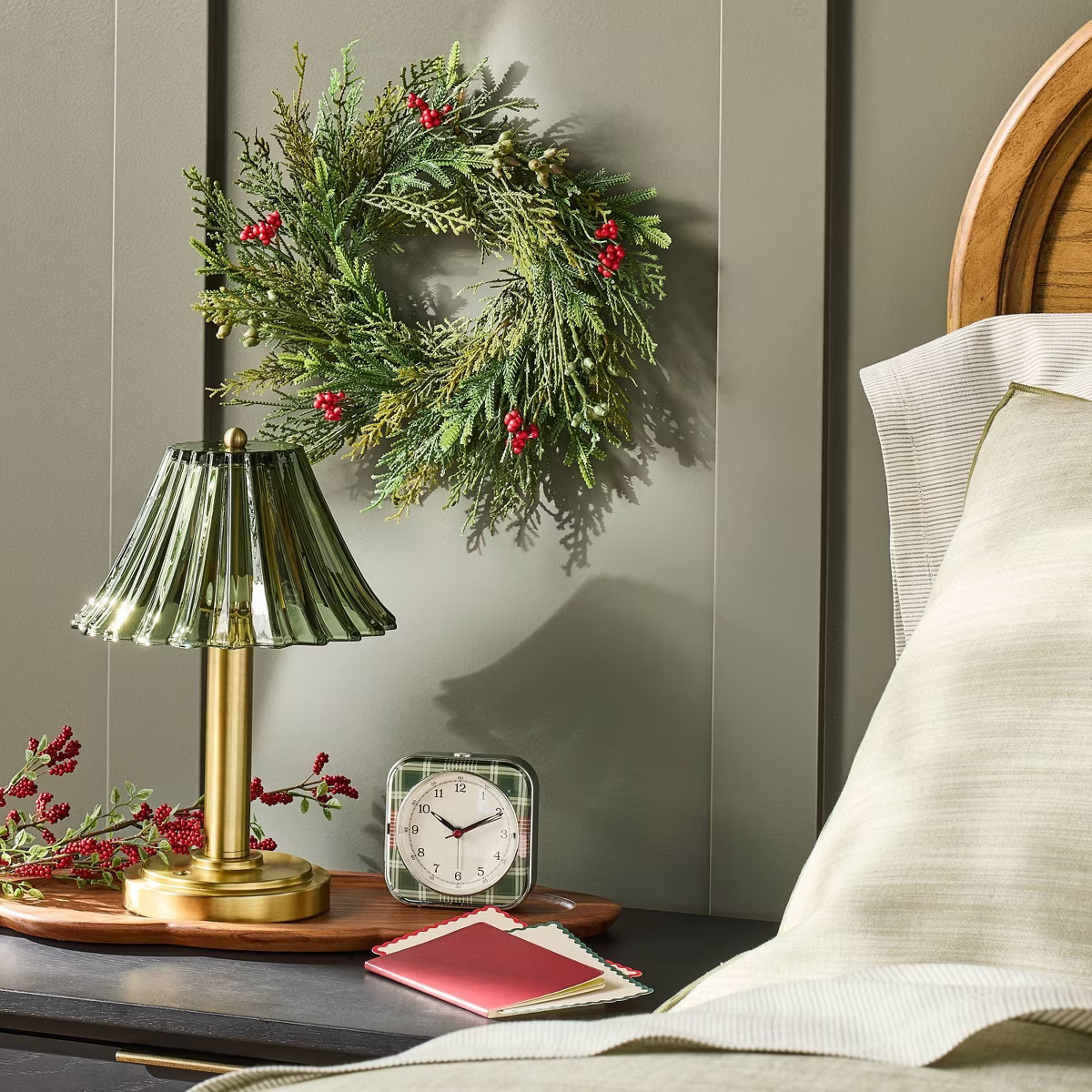 Glass Shade Table Lamp Green - Hearth & Hand™ with Magnolia | Target