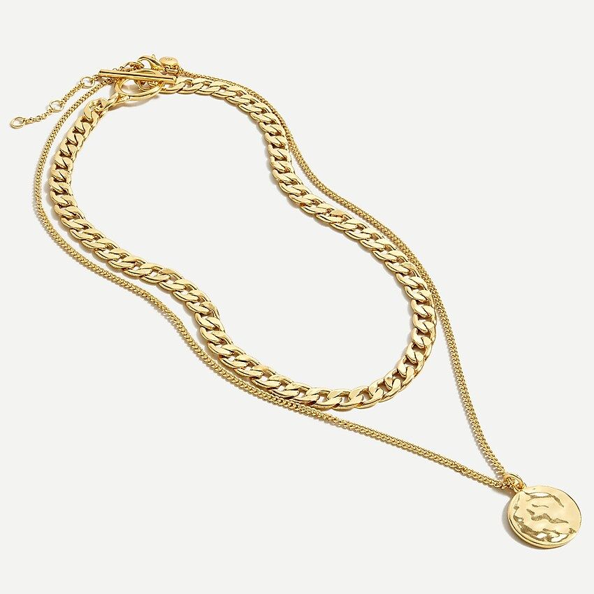 Gold chain toggle necklace | J.Crew US