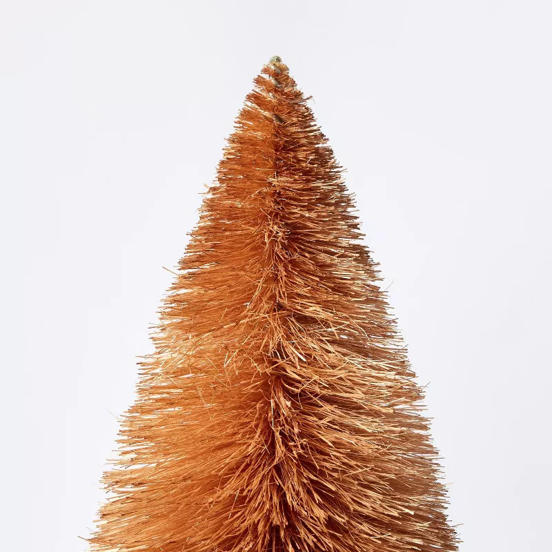 Set of 2 Natural Bottlebrush Trees Tan - Threshold™ designed with Studio McGee | Target