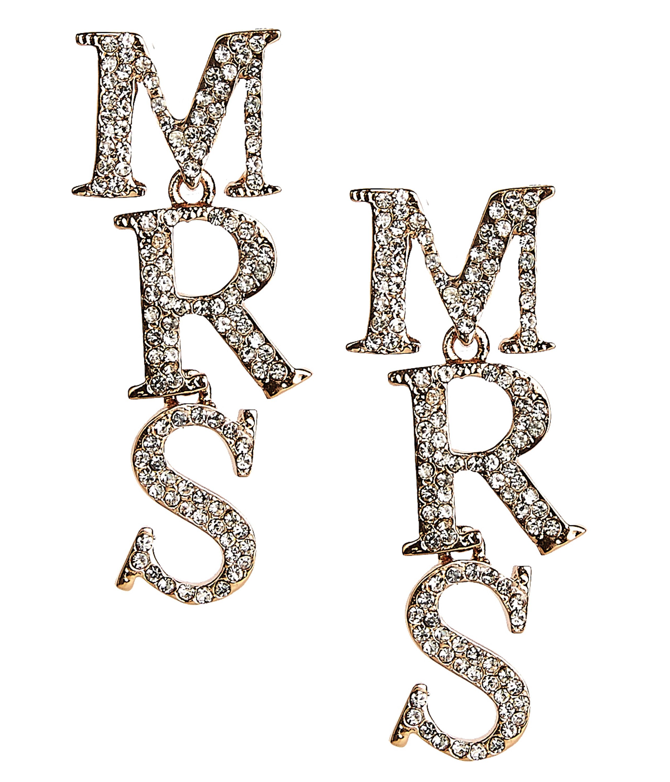 MRS - Rhinestone Earrings | Lisi Lerch Inc